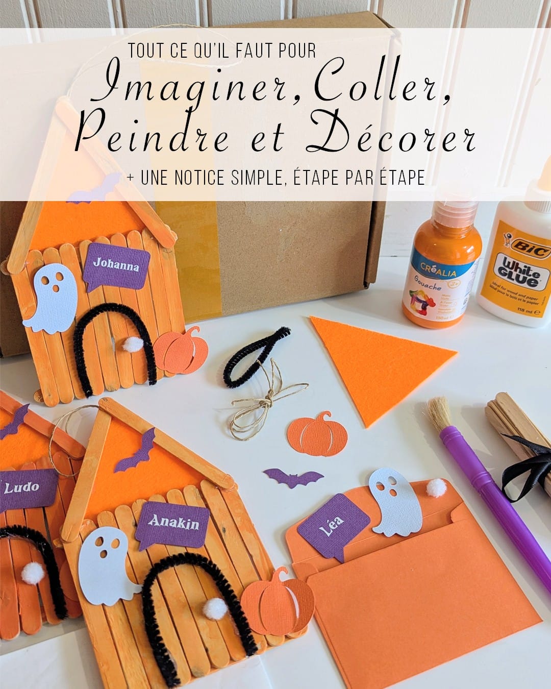 Les Petites Mains - Kit Créatif Maisonnette d'Halloween 🎃