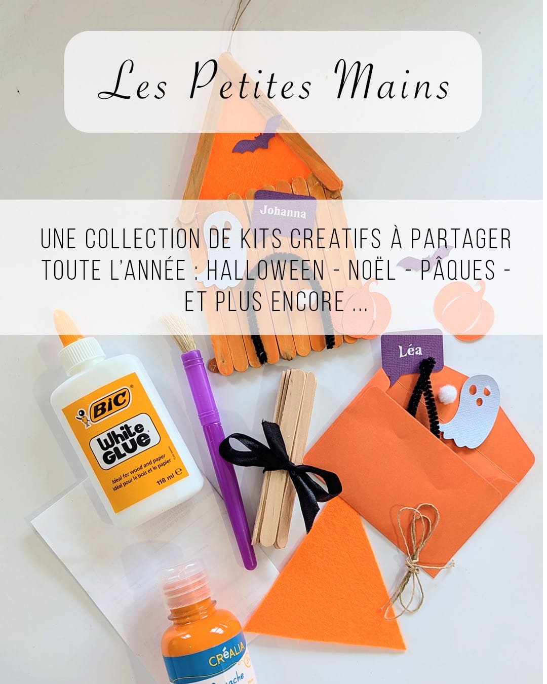 Les Petites Mains - Kit Créatif Maisonnette d'Halloween 🎃