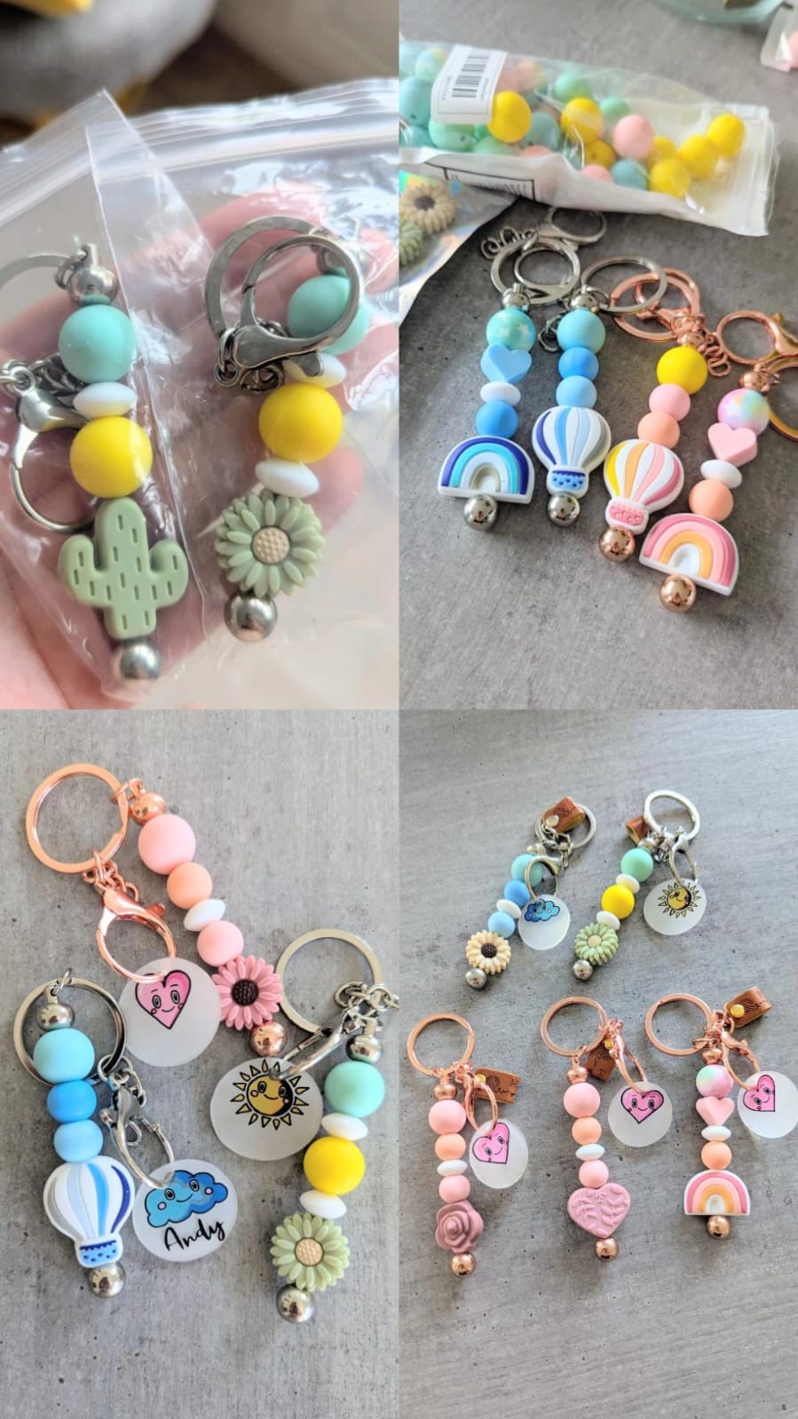 Porte-clés personnalisés - Les Petits Trésors ✨