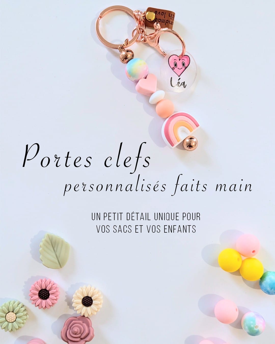 Porte-clés personnalisés - Les Petits Trésors ✨
