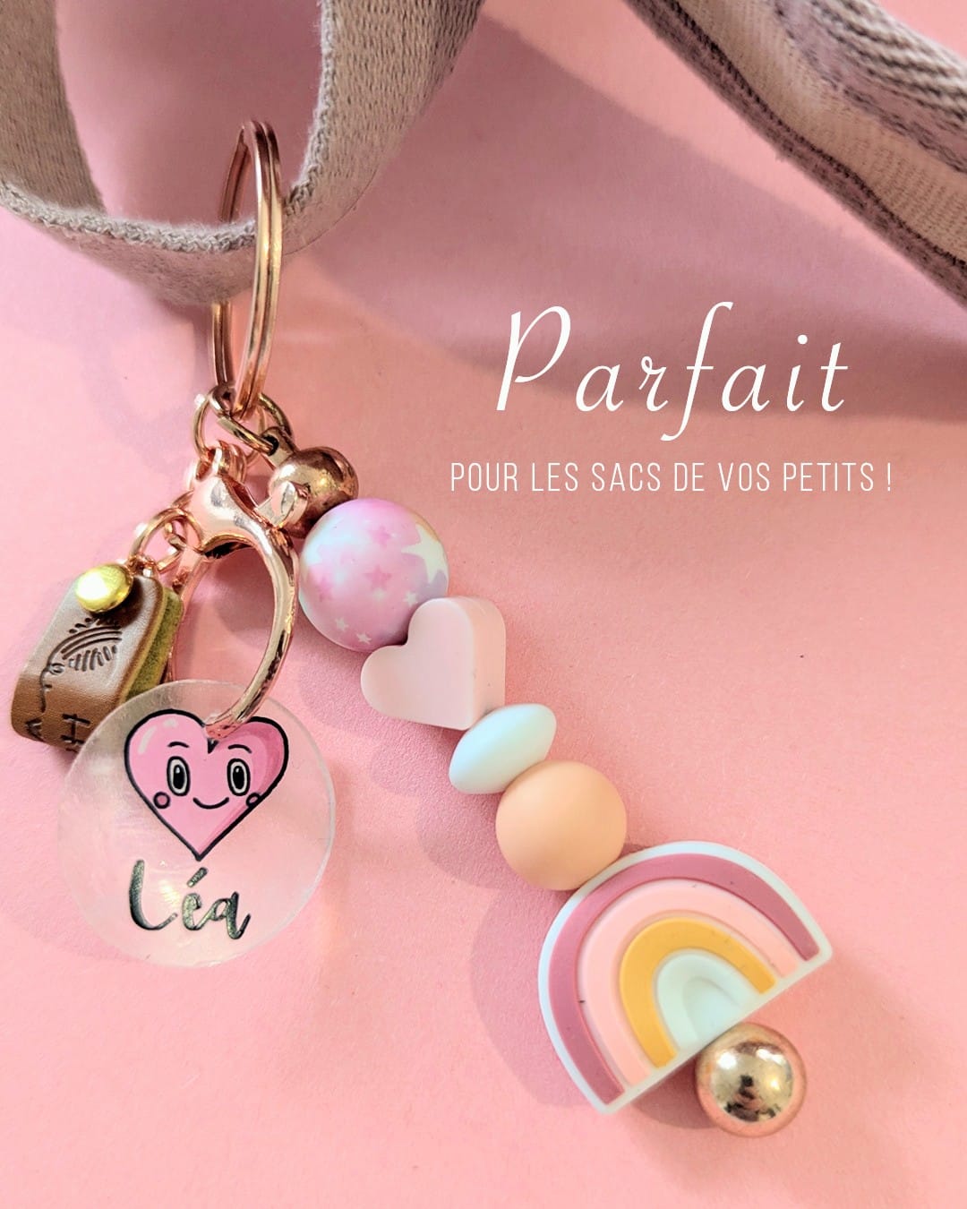 Porte-clés personnalisés - Les Petits Trésors ✨