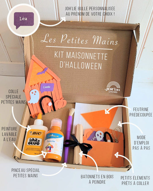 Les Petites Mains - Kit Créatif Maisonnette d'Halloween 🎃